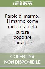 Parole di marmo. Il marmo come metafora nella cultura popolare carrarese