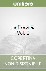 La filocalia. Vol. 1 libro