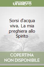 Sorsi d'acqua viva. La mia preghiera allo Spirito libro