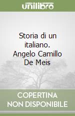 Storia di un italiano. Angelo Camillo De Meis libro