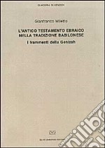 L'antico Testamento ebraico nella tradizione babilonese. I frammenti della Genizah libro