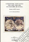 Catalogo del fondo antico della biblioteca del Collegio Ghislieri di Pavia. Edizioni del XVII secolo libro