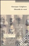 Filosofia in versi libro