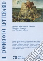 Il confronto letterario. Quaderni di letterature straniere moderne e comparate dell'Università di Pavia. Vol. 78 libro