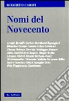 Nomi del Novecento libro