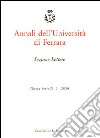 Annali dell'Università di Ferrara. Sezione lettere libro di Varese R. (cur.)