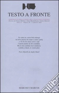 Testo a fronte. Vol. 29