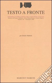Testo a fronte. Vol. 38 libro