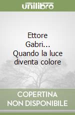 Ettore Gabri... Quando la luce diventa colore libro