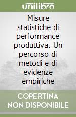 Misure statistiche di performance produttiva. Un percorso di metodi e di evidenze empiriche
