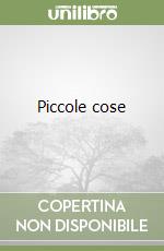 Piccole cose libro