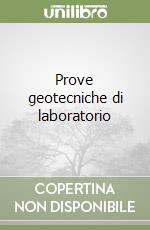 Prove geotecniche di laboratorio libro