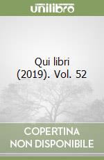 Qui libri (2019). Vol. 52