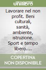 Lavorare nel non profit. Beni culturali, sanità, ambiente, istruzione. Sport e tempo libero. Fondazioni bancarie libro
