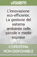 L'innovazione eco-efficiente. La gestione del sistema ambiente nelle piccole e medie imprese libro