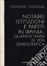 Notabili, istituzioni e partiti in Irpinia. Quarant'anni di vita democratica libro