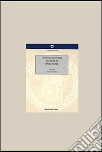 Giornata di studio in onore di Mario Fondi (3 voll.) libro