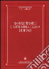 Manuale tematico di letteratura italiana medievale libro di Arminante Aldo