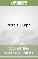 Note su Capri libro