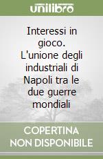 Interessi in gioco. L'unione degli industriali di Napoli tra le due guerre mondiali libro