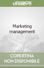 Marketing management libro