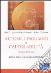 Automi, linguaggi e calcolabilità libro