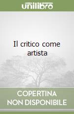 Il critico come artista libro