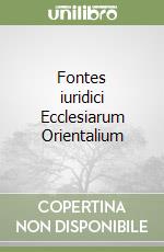 Fontes iuridici Ecclesiarum Orientalium libro