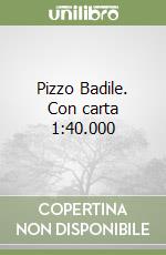 Pizzo Badile. Con carta 1:40.000 libro