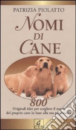 Nomi di cane libro