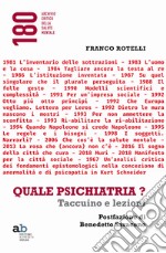 Quale psichiatria? Taccuino e lezioni libro