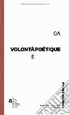 Volontà poétique libro