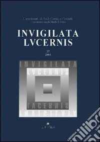 Invigilata lucernis. Vol. 23