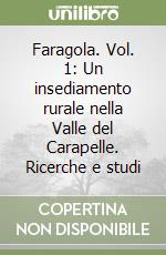 Faragola. Vol. 1: Un insediamento rurale nella Valle del Carapelle. Ricerche e studi