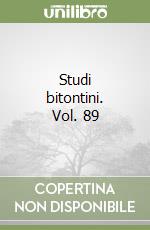 Studi bitontini. Vol. 89
