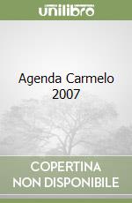 Agenda Carmelo 2007 libro