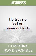 Ho trovato l'editore prima del titolo