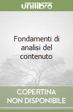 Fondamenti di analisi del contenuto