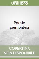 Poesie piemontesi libro