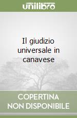 Il giudizio universale in canavese libro