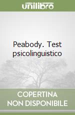 Peabody. Test psicolinguistico libro