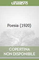 Poesia (1920) libro