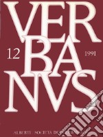 Verbanus. Rassegna per la cultura, l'arte, la storia del lago. Vol. 12 libro