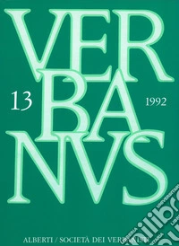 Verbanus. Rassegna per la cultura, l'arte, la storia del lago. Vol. 13 libro