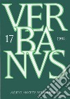 Verbanus. Rassegna per la cultura, l'arte, la storia del lago. Vol. 17 libro