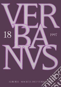 Verbanus. Rassegna per la cultura, l'arte, la storia del lago. Vol. 18 libro