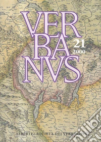 Verbanus. Rassegna per la cultura, l'arte, la storia del lago. Vol. 21 libro