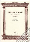 Variazioni su Adone I. Favole, lettere, idilli (1532-1623) libro