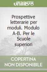 Prospettive letterarie per moduli. Modulo A-B. Per le Scuole superiori libro