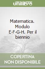 Matematica. Modulo E-F-G-H. Per il biennio libro